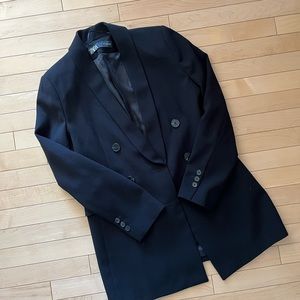 Longline black classic Zara blazer